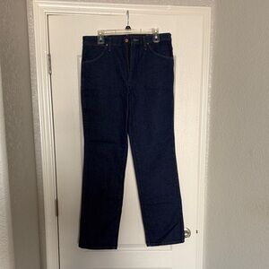 Wrangler Men's 936 Cowboy Cut Jeans in Dark Blue